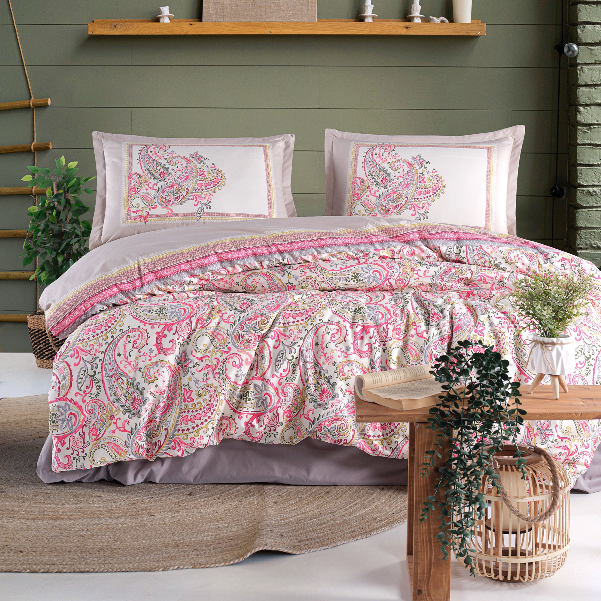 Lenjerie de pat ranforce Clasy king size (LUGA)